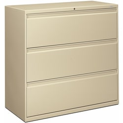 Enterprise Technology Solutions&nbsp;The HON Company  3-Drawer Lateral File, W/Lock, 42