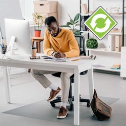 Enterprise Technology Solutions&nbsp;FloorTex  Chair Mat, f/ Hard Floor, 36