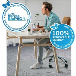 Enterprise Technology Solutions&nbsp;FloorTex  Chairmat,BioPVC,Ecotex,f/Carpet,46