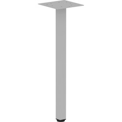Enterprise Technology Solutions&nbsp;Lorell  Offset Leg, Square, Metal, f/Workstation, 7.87
