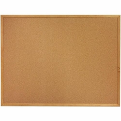 Enterprise Technology Solutions&nbsp;Lorell  Cork Board, 2'x1-1/2', Oak Frame