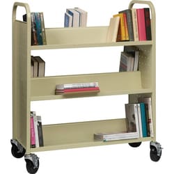 Enterprise Technology Solutions&nbsp;Lorell  Book Cart,Double-sided,6-shelf,38