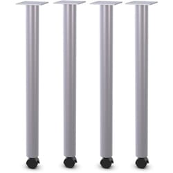 Enterprise Technology Solutions&nbsp;Lorell  Post Legs, Locking Casters, 1