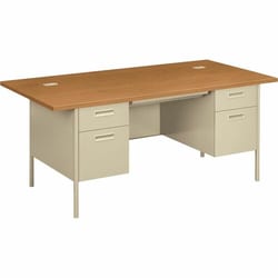 Enterprise Technology Solutions&nbsp;The HON Company  Double Pedestal Desk, w/Overhang, 72