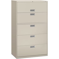 Enterprise Technology Solutions&nbsp;The HON Company  Lateral File, 5 Drawer, w/Lock, 42