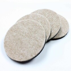 Enterprise Technology Solutions&nbsp;Lorell  Floor Sliders,f/HardFloors,Felt,Nonskid,4/PK,Beige