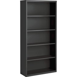 Enterprise Technology Solutions&nbsp;Lorell  Bookcase, 5-Shelf, Steel, 34-1/2