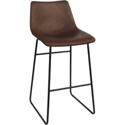 Enterprise Technology Solutions&nbsp;Lorell  Guest Stool, Leather, 18-7/8