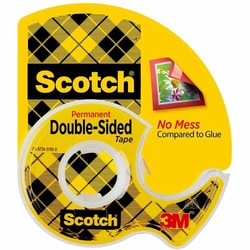 Enterprise Technology Solutions&nbsp;3M  Double-sided Tape,w/Dispenser,Permanent,1/2