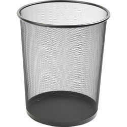 Enterprise Technology Solutions&nbsp;Lorell  Round Waste Bin, Steel Mesh, 4.7 Gal., 12
