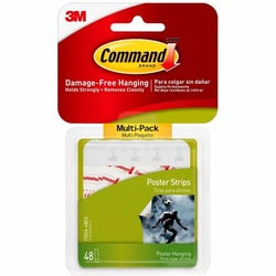 Enterprise Technology Solutions&nbsp;3M  Poster Strips, Removable Adhesive, Value Pk, 48/PK, WE