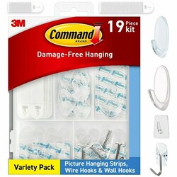 Enterprise Technology Solutions&nbsp;3M  HangingKit,PhotoStrips/Wire&WallHooks,DmgeFree,53Piece/PK,CR