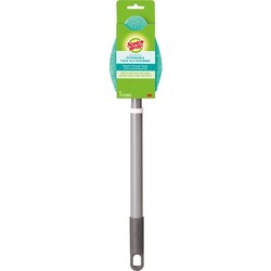 Enterprise Technology Solutions&nbsp;3M  Bath Scrubber, Nonscratch, w/2' Hvy-dty Handle, Blue/Silver