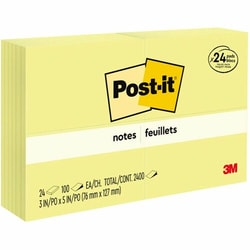 Enterprise Technology Solutions&nbsp;3M  Post-it Notes, 100 Sheets/Pad, 24/PK, 3