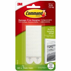 Enterprise Technology Solutions&nbsp;3M  Hanging Strips,Large Picture, Holds 4lb., 8/PK, WE