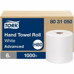Enterprise Technology Solutions&nbsp;TORK  Hand Roll Towel, f H80 Dispensers,1000',6RL/CT,WE