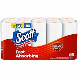 Enterprise Technology Solutions&nbsp;Kimberly-Clark Professional  Paper Towels,Double Roll,108/RL,15RL/PK,White
