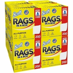 Enterprise Technology Solutions&nbsp;Kimberly-Clark Professional  Rags In A Box, w/ Handle, 10