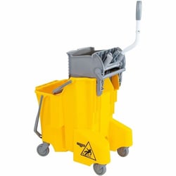 Enterprise Technology Solutions&nbsp;Unger  SmartColor&trade; Dual Bucket, Plastic, 32Qt/30L, 15.3