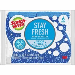 Enterprise Technology Solutions&nbsp;3M  Scrub Sponges, Nonscratch, 6-1/2