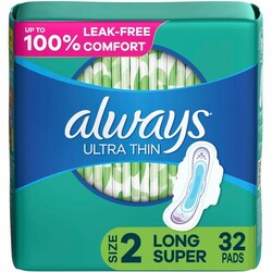 Enterprise Technology Solutions&nbsp;Procter & Gamble Commercial  Sanitary Pads,Ultra-thin,w/Wings,Long,Size 2, 32/PK,WE