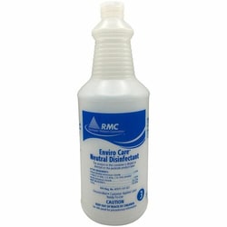 Enterprise Technology Solutions&nbsp;Rochester Midland Corporation  Bottles,f/Neutral Disinfectant,Silk-Screen,32 oz,Blue
