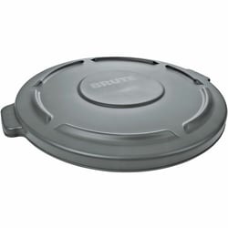 Enterprise Technology Solutions&nbsp;Rubbermaid Commercial Products  Lid, f/55Gal Brute Round Container, Gray