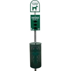 Enterprise Technology Solutions&nbsp;Tatco  Dog Waste Station, In-Ground, Green