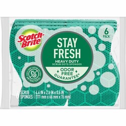 Enterprise Technology Solutions&nbsp;3M  Scrub Sponges, Heavy-duty, 6-1/5