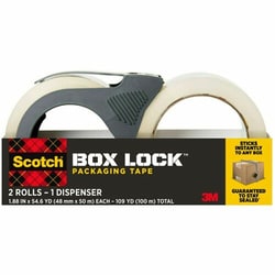 Enterprise Technology Solutions&nbsp;3M  Shipping Tape, w/Dispenser, Box Lock, 1.88