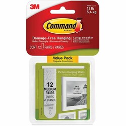 Enterprise Technology Solutions&nbsp;3M  HangingStrips,Picture,Med,12lbCap,0.75