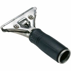 Enterprise Technology Solutions&nbsp;Unger  Handle, f/Squeeges, FastLock,Ergonomic,StainlessSteel,Silver