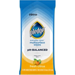 Enterprise Technology Solutions&nbsp;S.C. JOHNSON & SON, INC  Multisurface Cleaning Wipes,FreshCitrus,25 Wipes/Packet,BE
