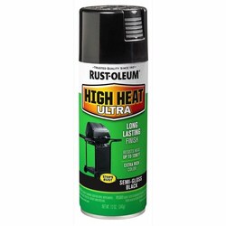 Enterprise Technology Solutions&nbsp;Rust-Oleum  Spray Paint,HighHeat,Rus-Prevent,1200F,Semi-Gloss,12oz,Black