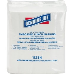 Enterprise Technology Solutions&nbsp;Genuine Joe  Luncheon Napkins,1-Ply,13