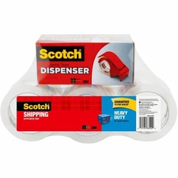 Enterprise Technology Solutions&nbsp;3M  Packing Tape/Dispenser,Value Pack,1-7/8
