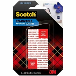 Enterprise Technology Solutions&nbsp;3M  Mounting Tape Squares, Removable, 1