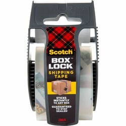 Enterprise Technology Solutions&nbsp;3M  Shipping Tape, w/Dispenser, Box Lock, 1.88