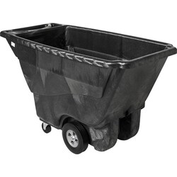Enterprise Technology Solutions&nbsp;Rubbermaid Commercial Products  Tilt Truck, Standard-Duty, 1/2 Cubic Yrd, 850 lb Cap, Black