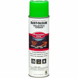 Enterprise Technology Solutions&nbsp;Rust-Oleum  Spray Paint,Marking,Water-Based,17oz,Fluorescent Green