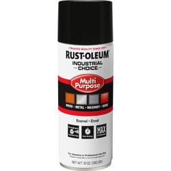 Enterprise Technology Solutions&nbsp;Rust-Oleum  Spray Paint,Gloss,Oil-Based,Indoor/Outdoor,12 oz,BK