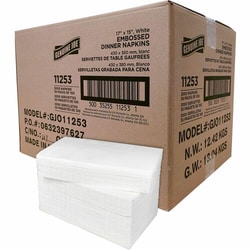 Enterprise Technology Solutions&nbsp;Genuine Joe  Dinner Napkins,1/8 Fold,2-Ply,17