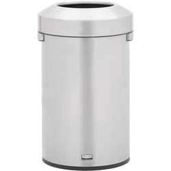 Enterprise Technology Solutions&nbsp;Rubbermaid Commercial Products  Trash Can,Round,Stainless Steel,16 Gal,15.9