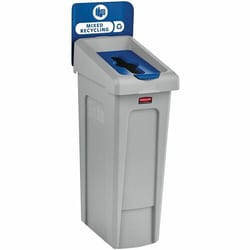 Enterprise Technology Solutions&nbsp;Rubbermaid Commercial Products  Recycling Station,f/Mixed,23Gallon,12