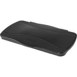 Enterprise Technology Solutions&nbsp;Rubbermaid Commercial Products  Lid, Hinged, f/Slim Jim Container, Rectangular, Black