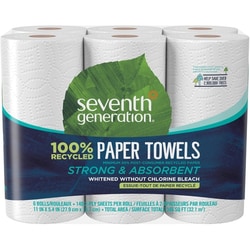 Enterprise Technology Solutions&nbsp;Seventh Generation  Paper Towels, 2-Ply, 140 Sht/RL, 11