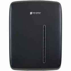 Enterprise Technology Solutions&nbsp;San Jamar  Dispenser,f/Paper Towels,Multifold/C-Fold,Black