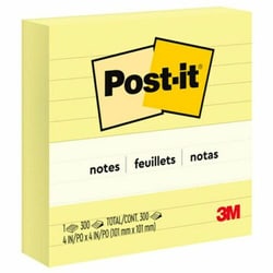 Enterprise Technology Solutions&nbsp;3M  Post-it Note Pad, Lined, 4