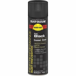 Enterprise Technology Solutions&nbsp;Rust-Oleum  Spray Paint,Enamel,QuickDry,HightHeat,NoChip,Flat,15oz,Black