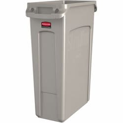 Enterprise Technology Solutions&nbsp;Rubbermaid Commercial Products  Waste Container, Slim Jim, Vented, 23 Gal, 22
